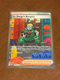 Pokemon Mega Evolutions Lt. Surge's Bargain SIR 185/132 - Image 1