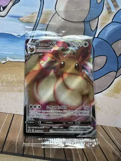 Pokemon Card Eevee VMAX SWSH087 Black Star Promo Sealed - Image 1