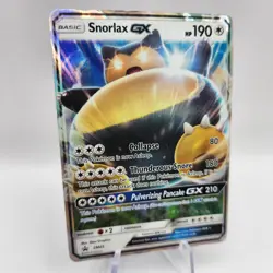 Pokemon Snorlax GX Holo Promo Sun & Moon Single Card 2016 - Lightly Played Edges - Image 4
