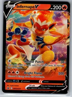 Infernape V - SWSH252 SWSH: Sword & Shield Promo Cards - Pokemon Card - NM - Image 1