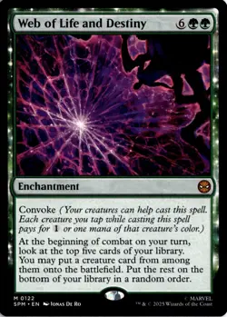 Web of Life and Destiny M Marvel's Spider-Man 122 Magic The Gathering - Image 1
