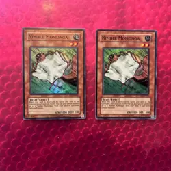 Yu-Gi-Oh! TCG - x2 Nimble Momonga - CP02-EN002 - Champion Pack 2 - Super Rare - - Image 1