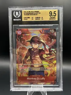 Monkey.D.Luffy (Treasure Booster Set) ST10-006 One Piece Promo BGS 9.5 - Image 1