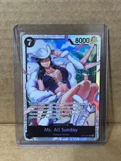 Ms. All Sunday OP14-084 The Azure Sea's Seven SR Foil One Piece - Image 1