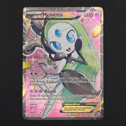 Pokemon TCG Card Meloetta ex RC25/RC25 Legendary Treasures Radiant - LP+ - Image 1