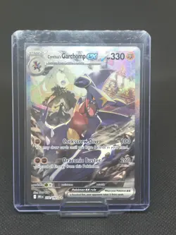 Pokemon TCG Destined Rivals Cynthia's Garchomp EX Card 241/182 SIR NM - Image 1
