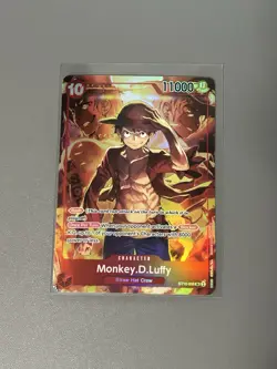 Monkey.D.Luffy Treasure Booster Promo ST10-006 - One Piece TCG English Card NM - Image 1