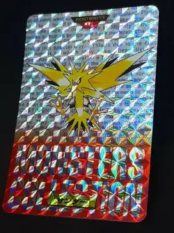 Zapdos No. 145 Sealdass Carddass 1996 Bandai Pokemon Card Nintendo Japanese F/S - Image 2