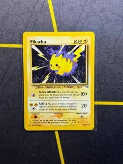 Pikachu 70/111 Pokemon TCG Neo Genesis Unlimited - MP - Image 1