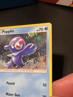 Popplio - Cosmos Holo 39/149 Pokemon Sun & Moon - LP Swirl - Image 1