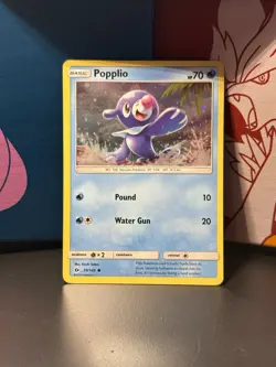 Popplio - Cosmos Holo 39/149 Pokemon Sun & Moon - LP Swirl - Image 2
