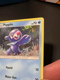 Popplio - Cosmos Holo 39/149 Pokemon Sun & Moon - LP Swirl - Image 4