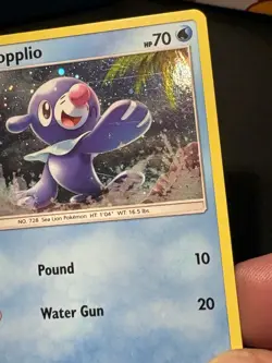 Popplio - Cosmos Holo 39/149 Pokemon Sun & Moon - LP Swirl - Image 5
