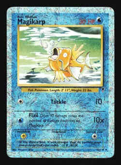 Pokemon Magikarp Reverse Holo Legendary Collection 52/110 Damaged - Image 1