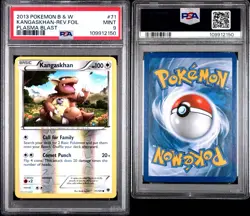2013 Pokemon Black and White Plasma Blast Reverse Foil #71 Kangaakhan PSA 9 - Image 3