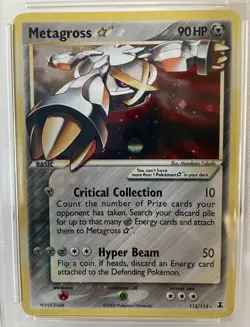 GOLD STAR METAGROSS-HOLO EX DELTA SPECIES 113/113 PSA GRADE 6 POKEMON TGC 2005 - Image 2