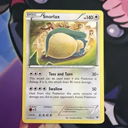 Snorlax 77/124 Rare Fates Collide Pokemon TCG 2016 Near Mint - Image 1