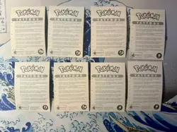 2000 MERLIN TOPPS Pokemon TATTOOS W/ COATING BLASTOISE GENGAR EEVEE IVYSAUR ✨ - Image 2