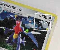 Garchomp 9/123 Swirl Holo Rare Mysterious Treasures Diamond & Pearl Pokemon 2007 - Image 3