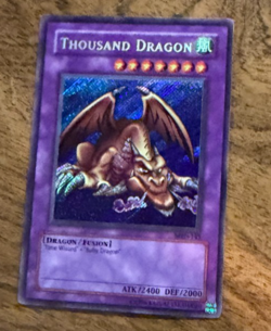 Thousand Dragon MRD-143 Metal Raiders Secret Rare 1st/Unlimited Yu-Gi-Oh NM/LP - Image 1