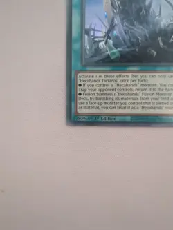 Yu-gi-oh TCG Phantom Revenge PHRE-EN009 Hechahands Tartaros Super Rare NM - Image 4