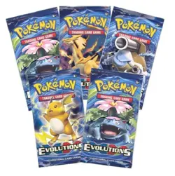 1x Pokemon 2016 XY Evolutions Booster Pack Unweighted 10 Card New Factory Sealed - Image 1