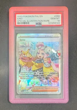 Pokemon Iono 269 Paldea Evolved SIR PSA 10 GEM MINT - Image 1