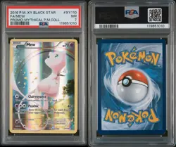 Pokemon Mew Mythical P.M. Coll. Black Star Full Art Promo XY110 PSA 7 - Image 3