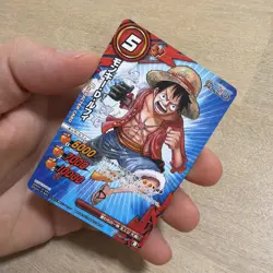 Luffy Promo One Piece Japanese TCG Miracle Battle Carddass rare card JS01-07 #2 - Image 1
