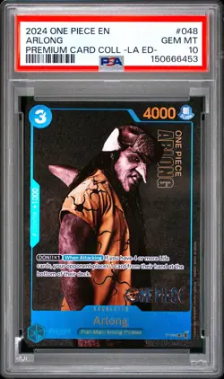 2024 ONE PIECE PREMIUM CARD COLLECTION -LIVE ACTION EDITION- #048 ARLONG PSA 10 - Image 1