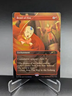 Magic Secret Lair Braid Of Fire Avatar The Last Airbender Foil 2307 NM Card - Image 1