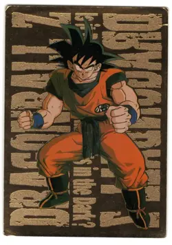 1999 FUNimation DRAGON BALL Z GOKU GOLD FOIL CARD JPP/AMADA SUPER DBZ G-2 - Image 1