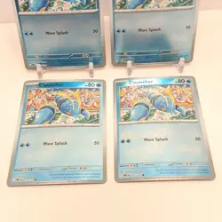 Pokemon Clauncher (Reverse Holo) 037/132 NM Mega Evolution Playset x4 - Image 3