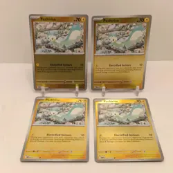 Pokemon Pachirisu (Reverse Holo) 051/132 NM Mega Evolution Playset x4 - Image 1