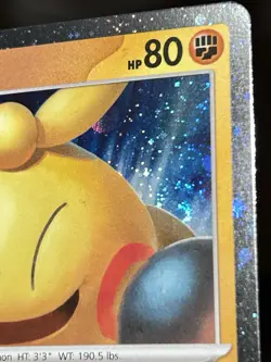 🌀 Double Swirl! 🌀 Pokemon TCG - Makuhita 068 - Black Star Promo Cosmo Holo - Image 2