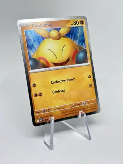 🌀 Double Swirl! 🌀 Pokemon TCG - Makuhita 068 - Black Star Promo Cosmo Holo - Image 4