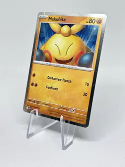 🌀 Double Swirl! 🌀 Pokemon TCG - Makuhita 068 - Black Star Promo Cosmo Holo - Image 5