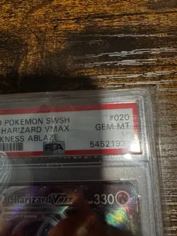 Pokemon Company 2020 Charizard VMAX 020/189 Darkness Ablaze Full Art Holo PSA 10 - Image 2