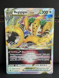 Pokemon TCG - Crown Zenith - 114/159 Regigigas Vstar - Image 1