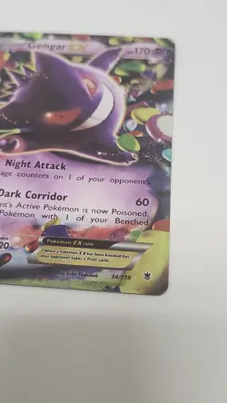 Pokemon Gengar EX Ultra Rare Holo 34/119 XY Phantom Forces Basic 170 HP - Image 4