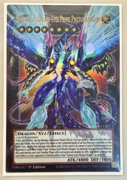 Number 62: Galaxy-Eyes Prime Photon Dragon Ultra Rare BLGG-EN140 Yu-Gi-Oh! - Image 1