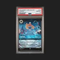 2023 Disney Lorcana First Chapter ENCHANTED Aurora #213 PSA 10 - Image 1