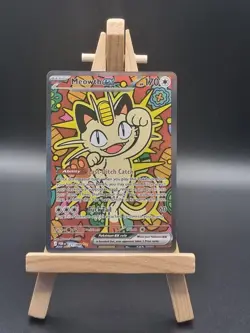 Meowth EX Perfect Order 121 SIR Pokemon TCG Card English - Image 1