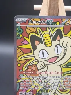 Meowth EX Perfect Order 121 SIR Pokemon TCG Card English - Image 4