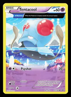 Tentacool 71/160 Uncommon Primal Clash Pokemon Card - Image 1