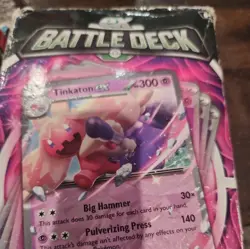 Nintendo Pokemon TCG Tinkaton EX Battle Decks - 60 Cards - New Sealed rough box 820650852404 - Image 3