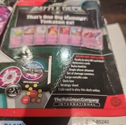 Nintendo Pokemon TCG Tinkaton EX Battle Decks - 60 Cards - New Sealed rough box 820650852404 - Image 5