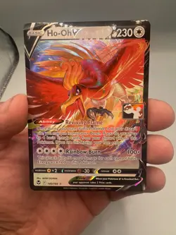 PRIZE PACK Ho-Oh V 140/195 Series Cards Holo Stamped Ultra Rare Pokemon Card LP - Image 1