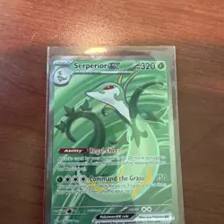 Pokemon Cards Serperior ex 156/086 Black Bolt Ultra Rare NM - Image 1