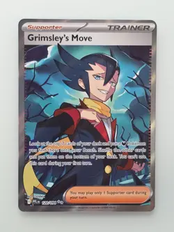 Pokemon Card TCG - Grimsley's Move 120 Full Art Ultra Rare Phantasmal Flames NM - Image 1